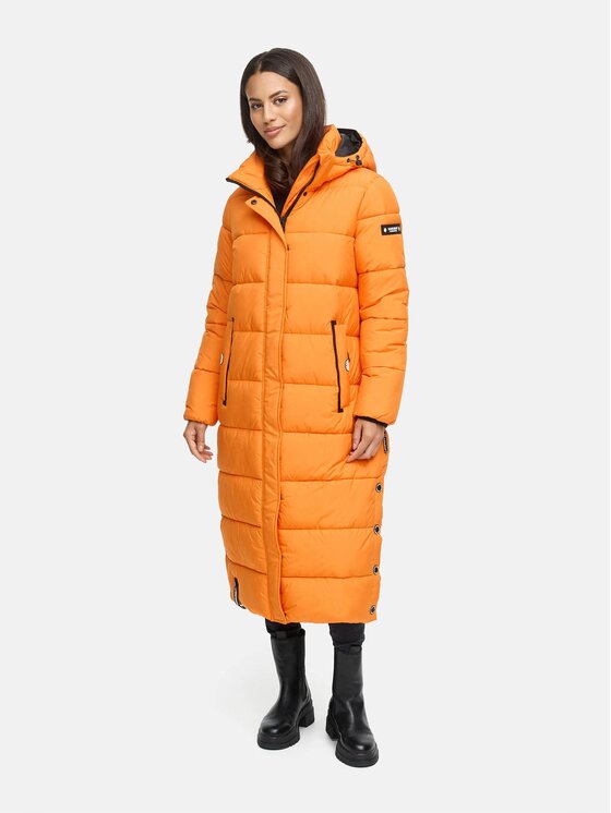 Navahoo Navahoo Kurtka zimowa Isalie Pomarańczowy Regular Fit
