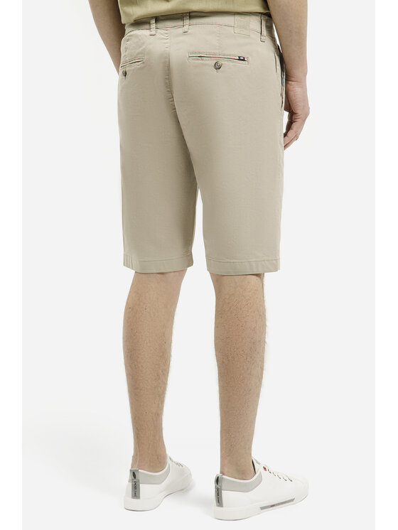 Cross Jeans Cross Jeans Szorty materiałowe A 565-280 Beżowy Chino Fit