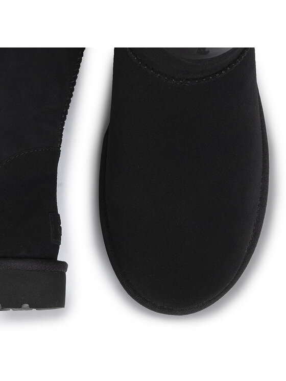 Ugg Ugg Снігоходи W Classic Short Ugg Rubber Logo 1108230 Чорний