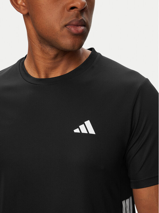 adidas adidas Тишърт Workout Essentials Base 3-Stripes KA3452 Черен Regular Fit
