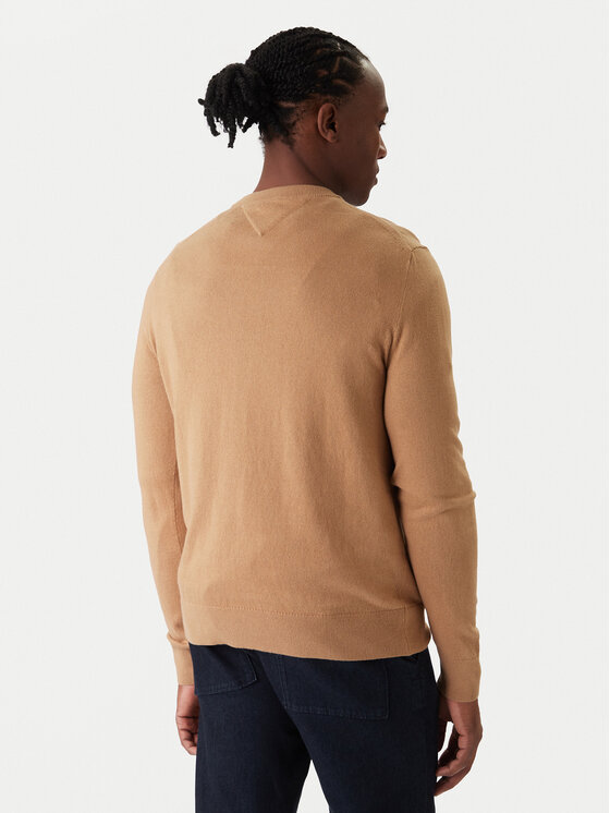Tommy Hilfiger Tommy Hilfiger Pulover MW0MW28046 Bej Regular Fit