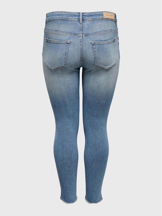 ONLY Carmakoma ONLY Carmakoma Traperice 15198408 Plava Skinny Fit