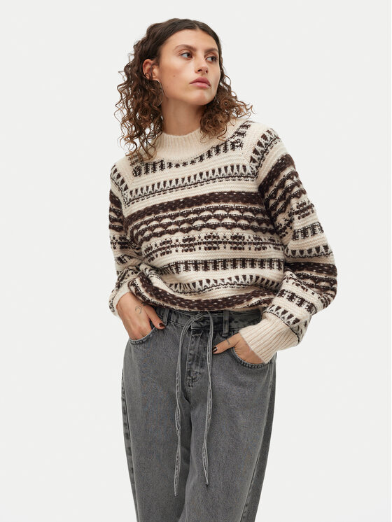 Vero Moda Vero Moda Garbó Henya 10315561 Bézs Regular Fit