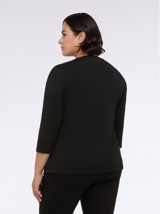 Fiorella Rubino Fiorella Rubino Bluzka G095L008772N033 Czarny A-Line Fit
