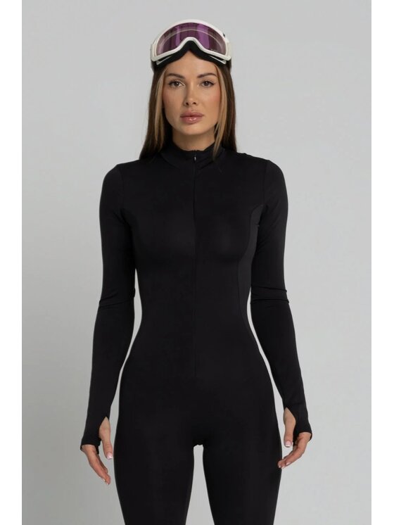 Chiara Wear Chiara Wear Kombinezon Kombinezon sportowy SKI WINTER Czarny Slim Fit