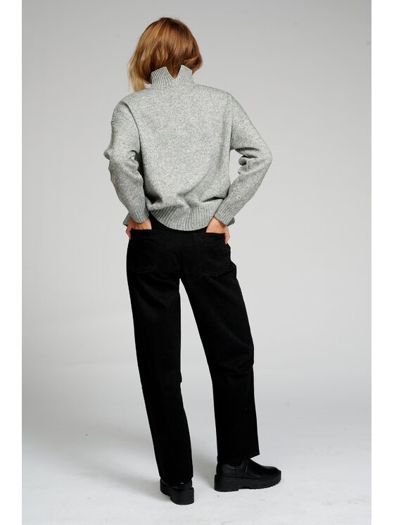 TeeShoppen TeeShoppen Polo 'Oversized Collection' Szary Oversize