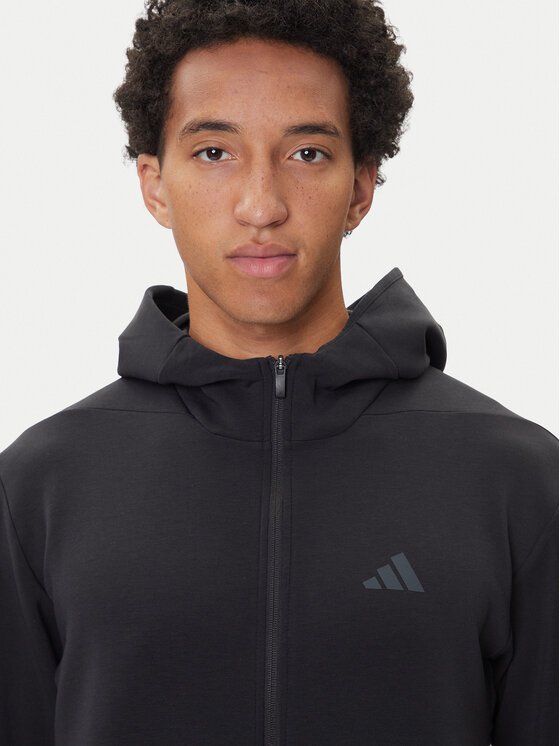 adidas adidas Bluză tehnică Designed for Training IY1131 Negru Regular Fit