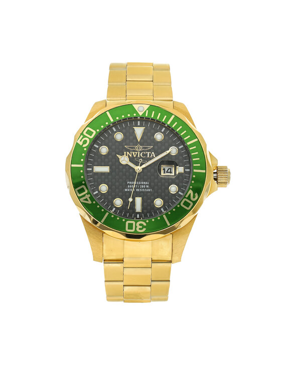 Invicta Watch Ročna Ura Pro Diver 14358 Zlata