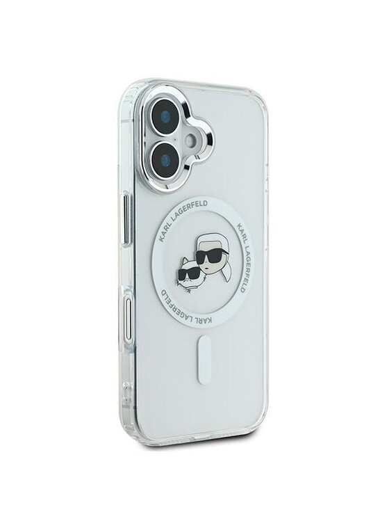 KARL LAGERFELD KARL LAGERFELD Etui na telefon Apple iPhone 16 Plus Biały