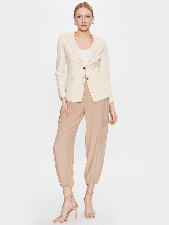 Marella Marella Sakoi Elisa 2339110534 Écru Regular Fit