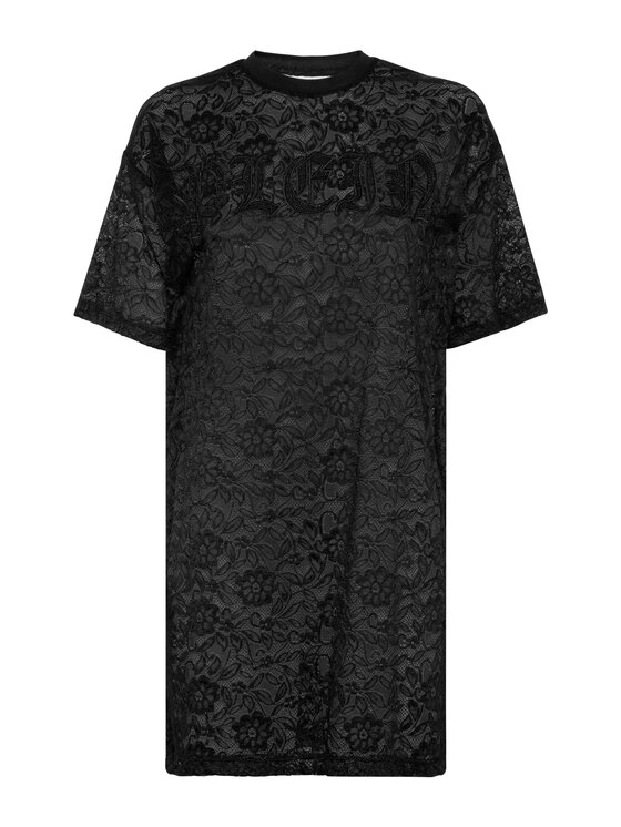 PHILIPP PLEIN PHILIPP PLEIN Každodenní šaty 24859 Černá Over Fit