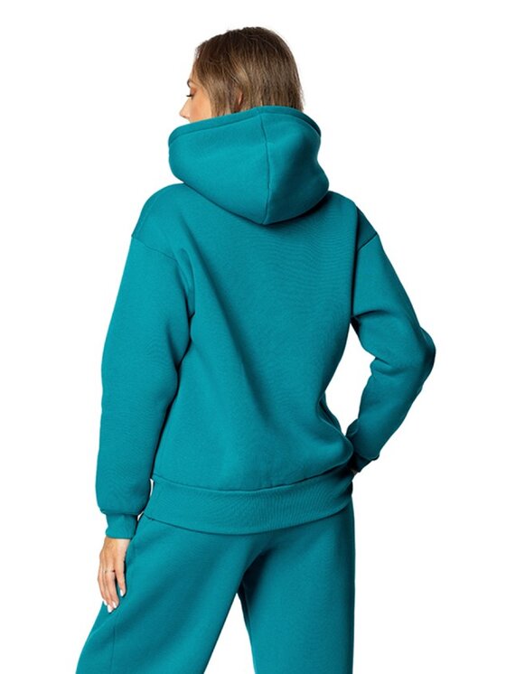 DKaren Sport DKaren Sport Bluza DK-K-B9 Turkusowy Regular Fit