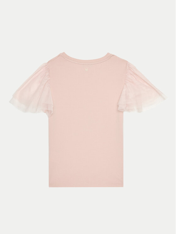 United Colors Of Benetton United Colors Of Benetton Тишърт 3Q8DC10LW Розов Regular Fit