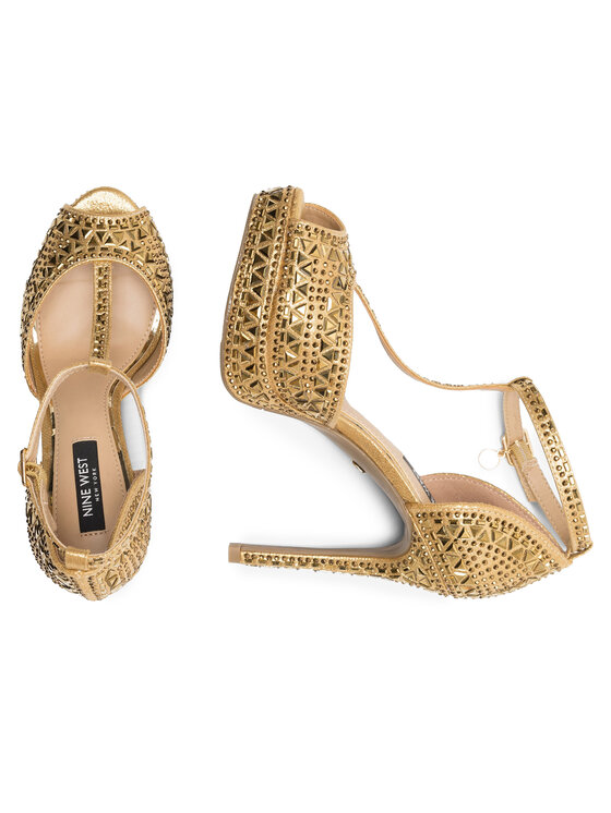 Nine West Nine West Sandały NISA SY015-1NW Złoty