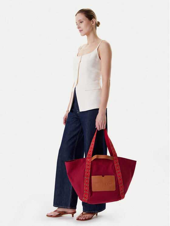 Coccinelle Coccinelle Сумка SXG C-Bounce Canvas E1 SXG 11 01 01 Бордовий