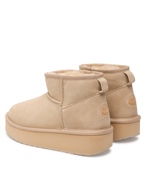EMU Australia EMU Australia Śniegowce Stinger Micro Flatform 2.0 W13296 Beżowy