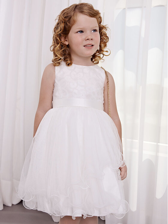 Abel & Lula Abel & Lula Vestito elegante 5035 Bianco Regular Fit