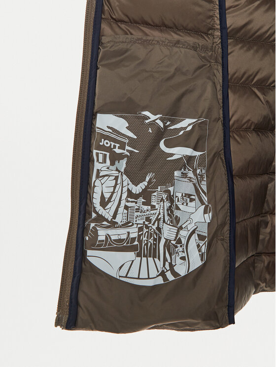 Jott Jott Bezrękawnik P000WDOW04-808_XS Brązowy Regular Fit