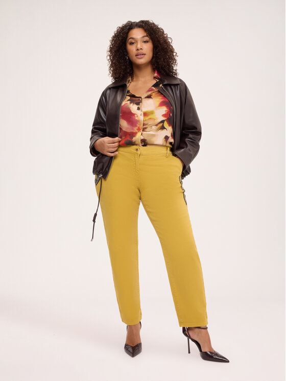 Fiorella Rubino Fiorella Rubino Kurtka z imitacji skóry R300L000344N022 Brązowy Regular Fit