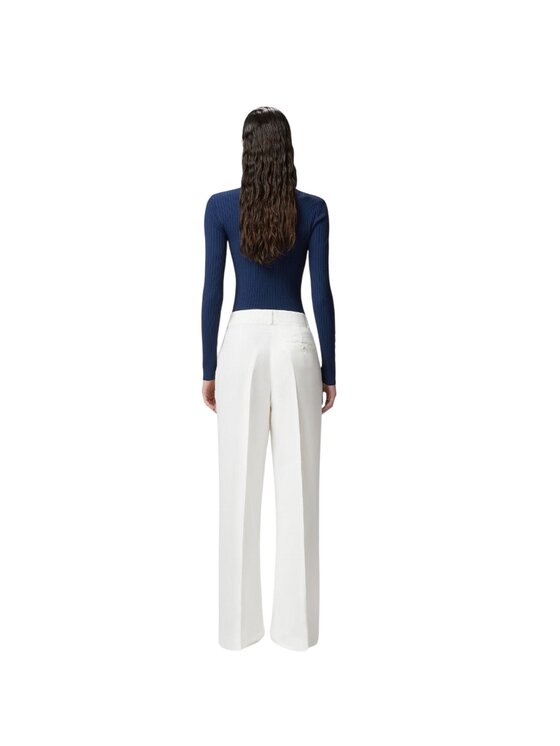 PINKO PINKO Chinosy 15247855649103 Biały Regular Fit