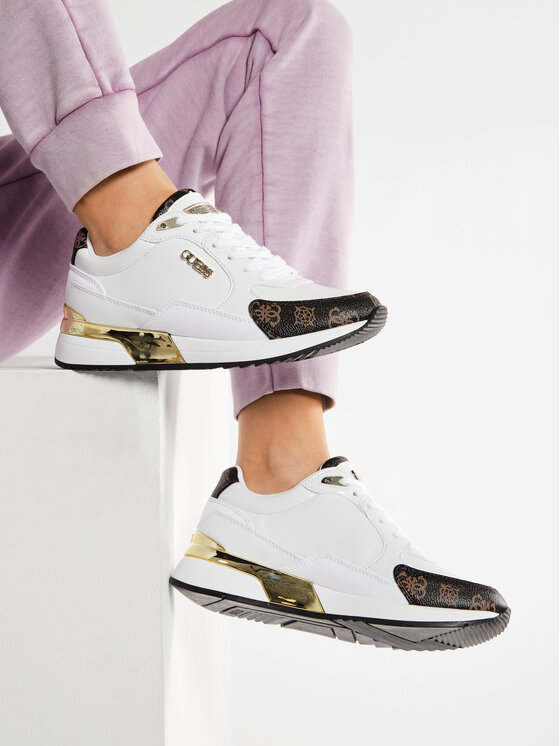 Guess Guess Снікерcи Moxea FL5MOX FAL12 Білий