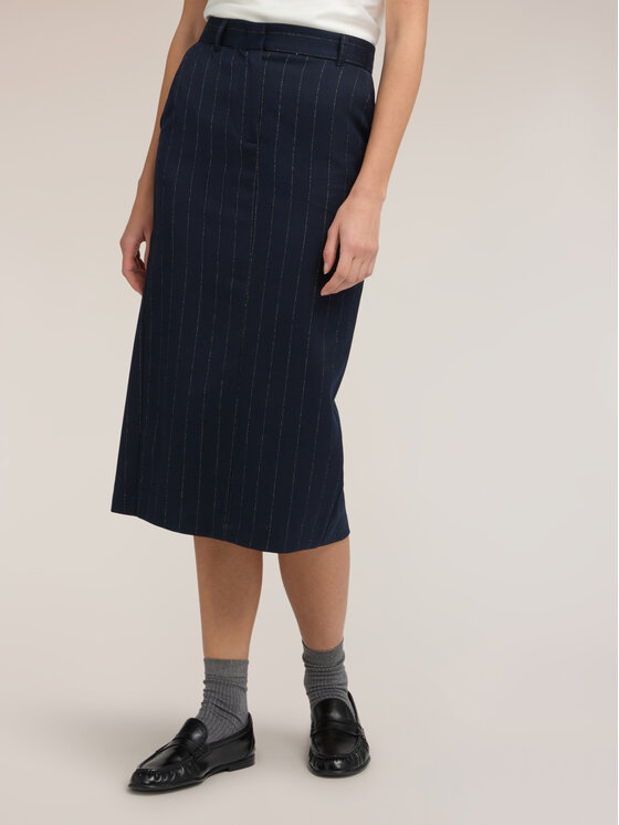 Motivi Motivi Spódnica midi 1010Q001309N0Z4 Niebieski Slim Fit