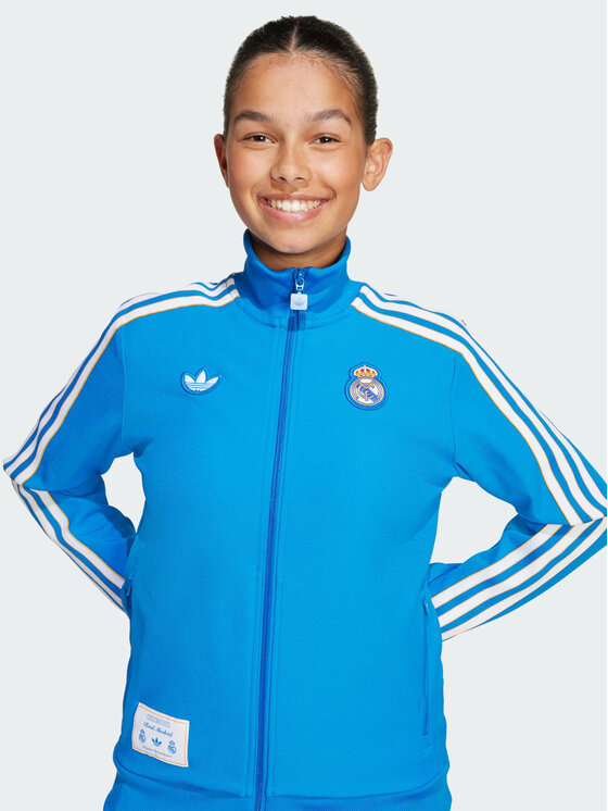 adidas adidas Kurtka wielofunkcyjna Real Madrid Terrace Icons Niebieski jasny Regular Fit