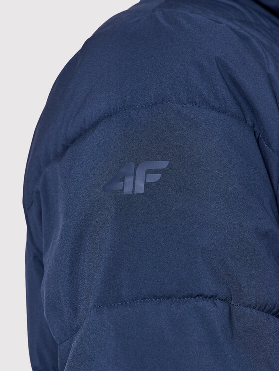 4F 4F Kurtka puchowa H4Z21-KUDP012 Granatowy Regular Fit