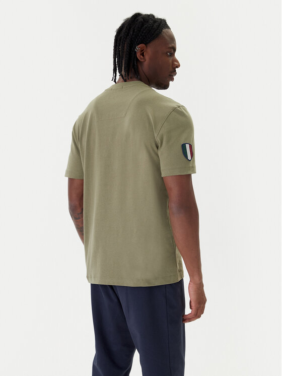 Aeronautica Militare Aeronautica Militare Tričko 261TS2544UJ00592 Zelená Regular Fit