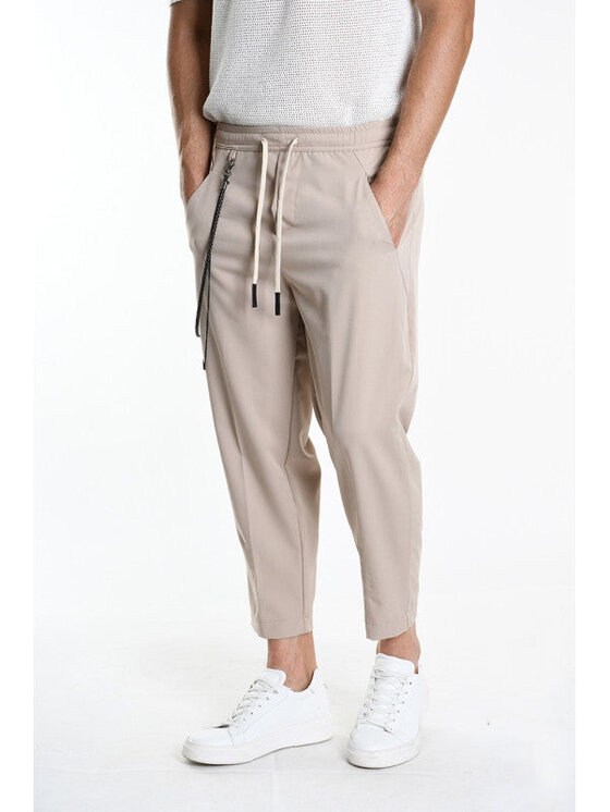 Xagon Xagon Spodnie materiałowe P25032ZXAG92 Beżowy Oversize