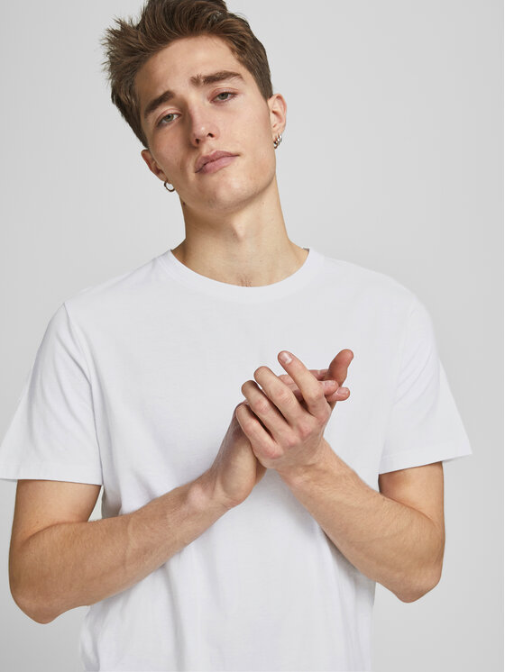 Jack&Jones Jack&Jones T-krekls Noa 12113648 Balts Long Line Fit