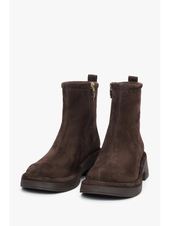 Estro Estro Členková obuv ER00118228 Hnedá