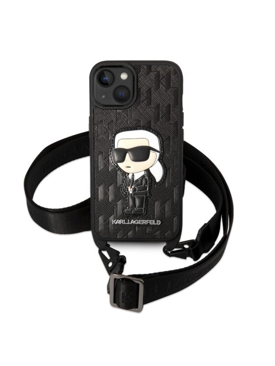 KARL LAGERFELD KARL LAGERFELD Etui na telefon iPhone 14 Plus Czarny