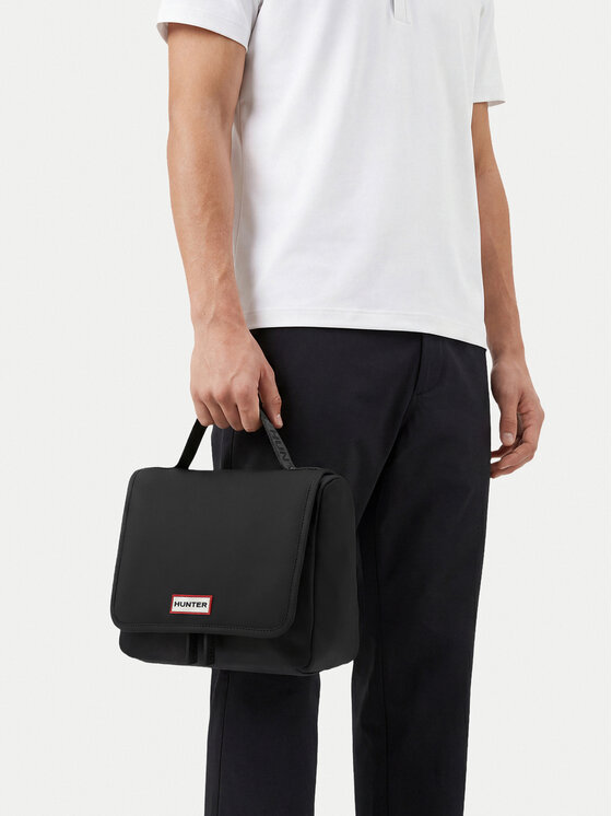 Hunter Hunter Pochette per cosmetici CWBEO-HTR-U1-001-SS26 Nero