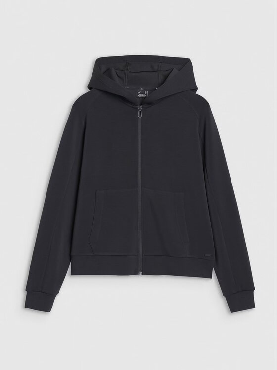 4F 4F Μπλούζα 4FWSS25TSWSF1577-20S Μαύρο Regular Fit