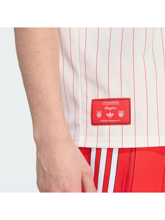 adidas adidas Koszulka techniczna Benfica Biały Loose Fit