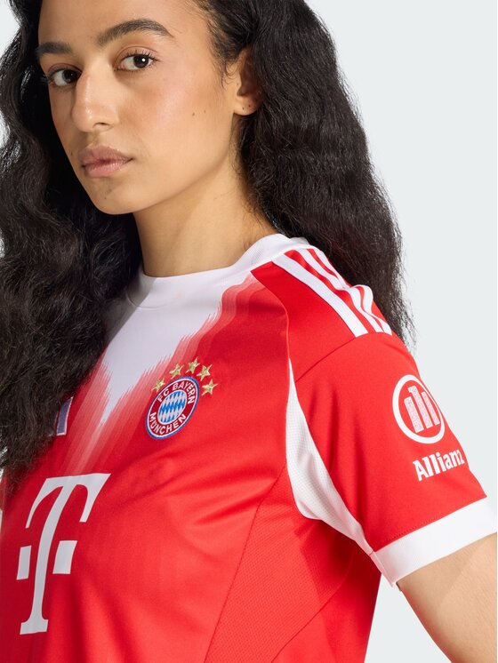 adidas adidas Koszulka techniczna FC Bayern 25/26 Home Jersey Czerwony Regular Fit