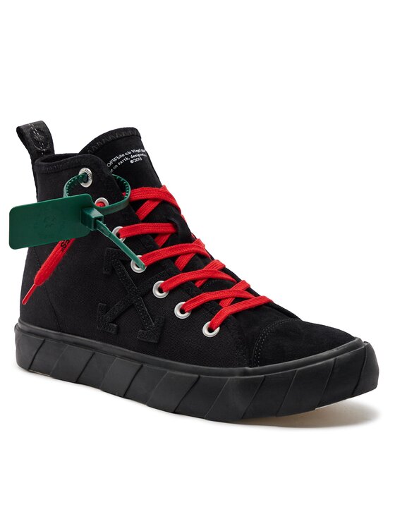 Off-White Off-White Sneakers Mid Top Vulcanized Canvas IA119S22LEA0011010 Μαύρο