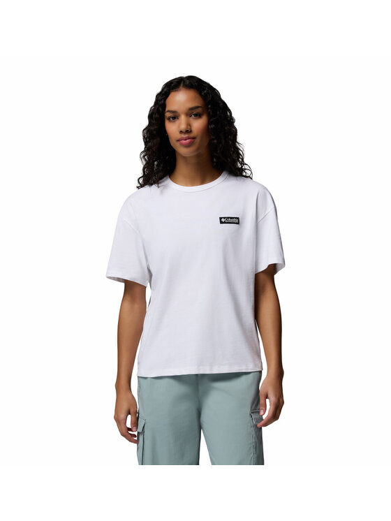 Columbia Columbia T-Shirt 215496 Biały Regular Fit