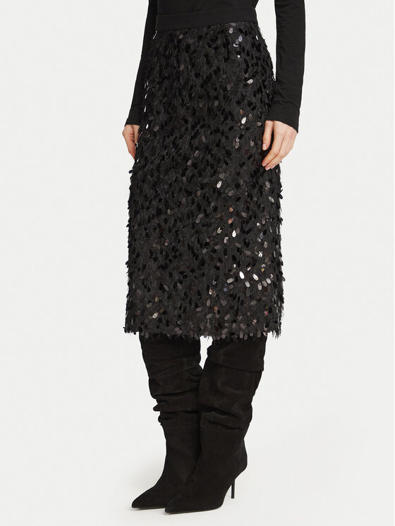 Marella Marella Midi sukně 2623106062200 Černá Regular Fit