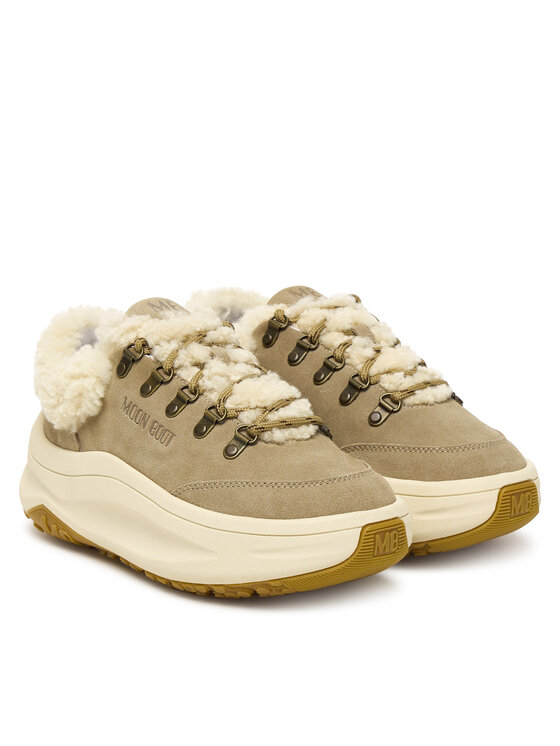 Moon Boot Moon Boot Tenisice Moon247 City Shearling 80D2490040 Smeđa