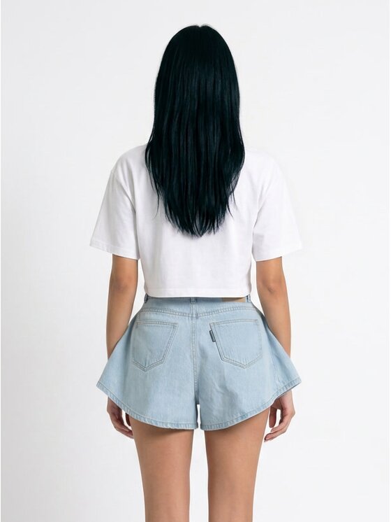 MissDenim MissDenim Szorty jeansowe Skorts Niebieski Regular Fit