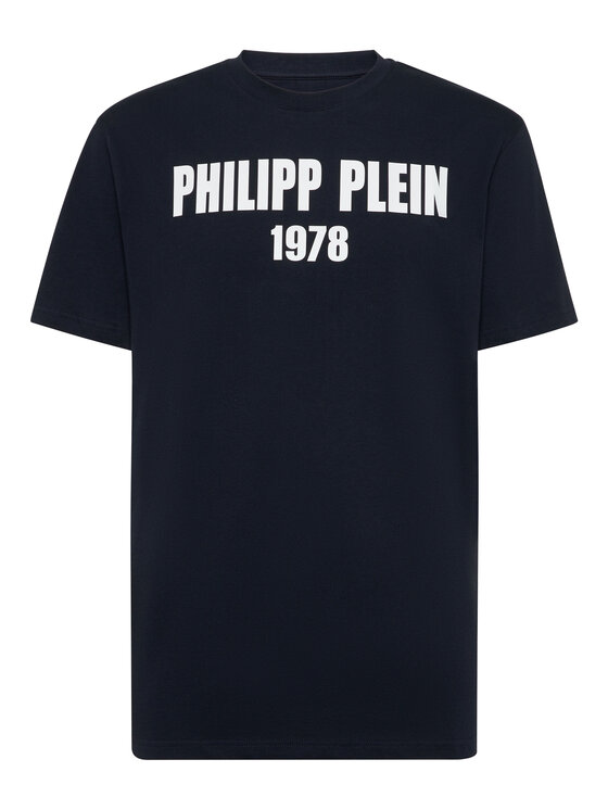PHILIPP PLEIN PHILIPP PLEIN T-Shirt 22943 Tmavomodrá Regular Fit