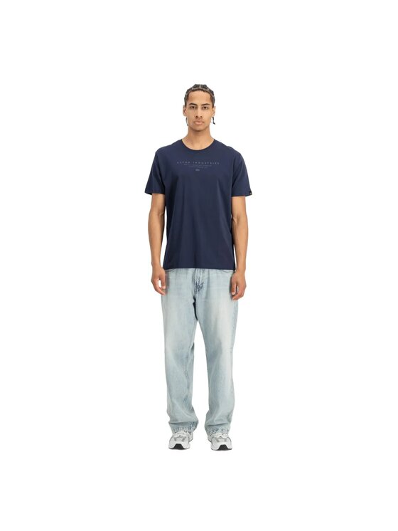 Alpha Industries Alpha Industries T-Shirt AI.266552 Granatowy Regular Fit