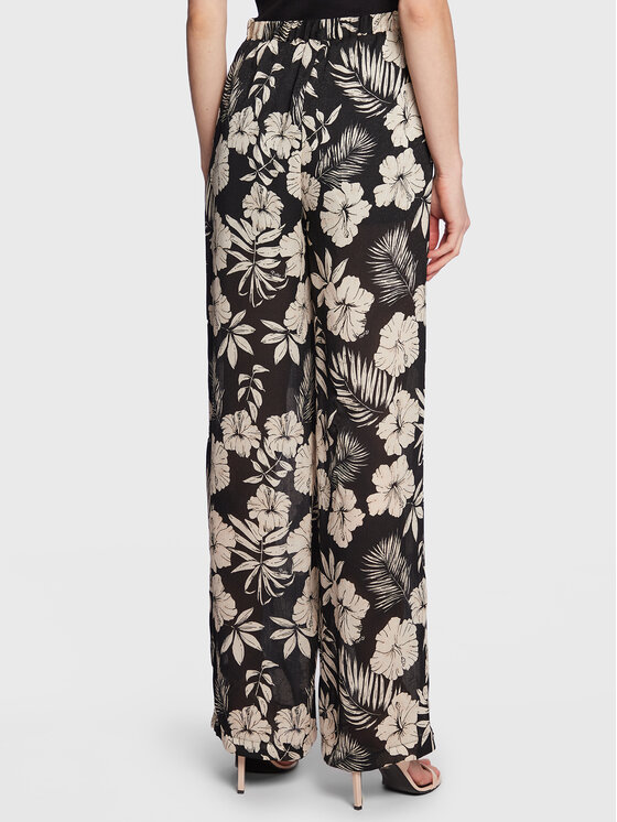 PINKO Pinko Παντελόνι υφασμάτινο Taccagno 100910 A0OF Μαύρο Relaxed Fit