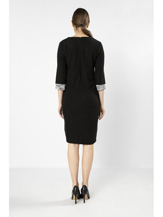 QUIOSQUE QUIOSQUE Každodenní šaty COCOCHA DRESS Černá Regular Fit