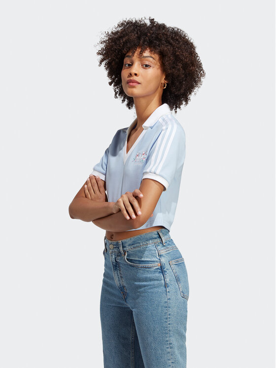 Cropped polo clearance shirt