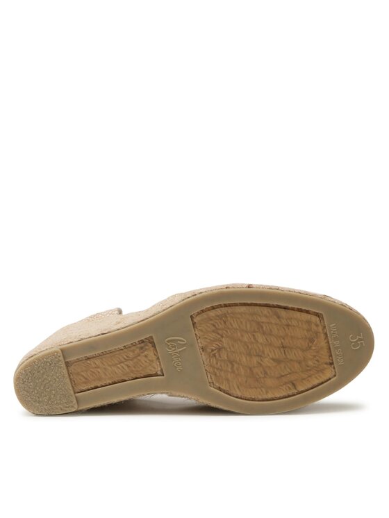 Castañer Castañer Espadryle Chiara/8/002 021669-2017 Beżowy