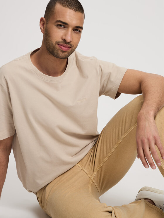 Cross Jeans Cross Jeans T-Shirt 16122-053 Szary Regular Fit