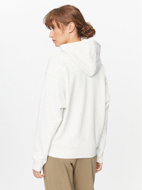 New Balance New Balance Majica dugih rukava Athletics French Terry Oversized Hoodie WT33524 Bijela Regular Fit
